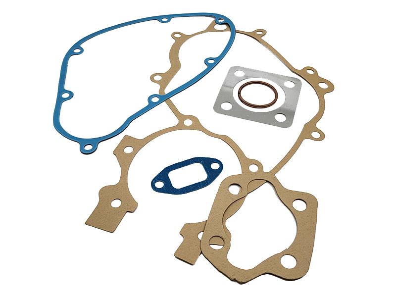 Pakkingen - kompleet pakkingset 6-delig voor Kreidler Florett motoren met 4 versnellingen carterpakking, koppelingsdekselpakking, voetpakking, koppakking aluminium, aanzuigbuispakking en uitlaatdichtring 28mm...