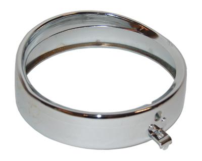 Koplamprand chroom lensdiameter 130mm voor modellen&nbsp; 1964-1967 (08.15.35)