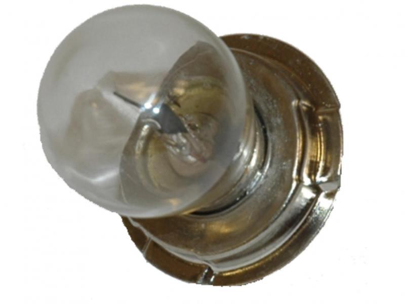 Lampje 12V 25W met kraag p26s