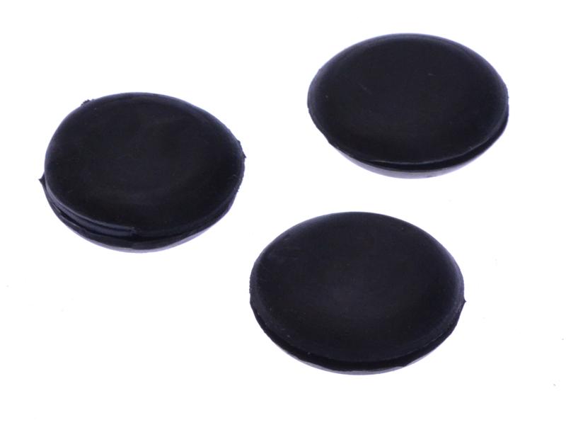 Set van drie rubber beschermdopjes voor het linker motorscherm van de geforceerd gekoelde motor economy