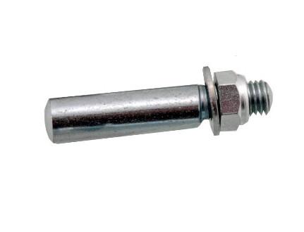 Bsa crank spie kompleet 9,5mm voor kickstartpedaal, bromfiets trappers en achterbrugas bevestiging. Per stuk voor...