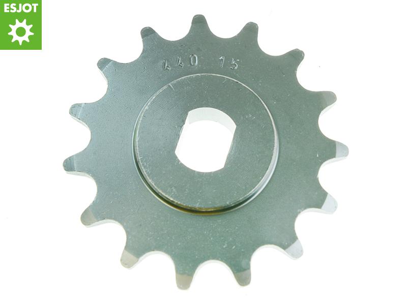 ESJOT kwaliteits voortandwiel motorfiets 14T 1/2 x 3/16 (415), asgat 11mm/dubbele wang