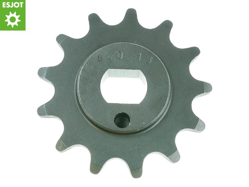 ESJOT kwaliteits voortandwiel motorfiets 13T 1/2 x 3/16 (415), asgat 11mm/dubbele wang