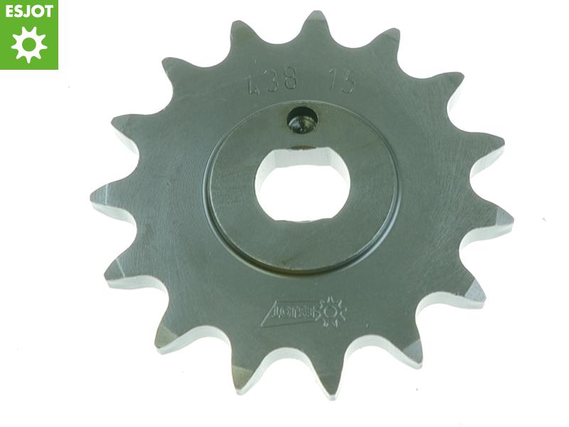 ESJOT kwaliteits voortandwiel bromfiets 15T 1/2 x 1/4  (420), asgat 12mm