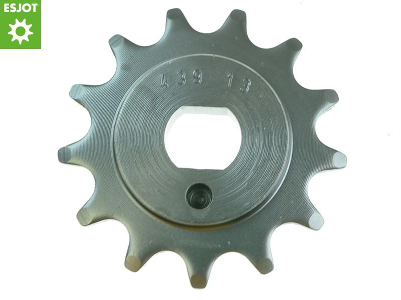 ESJOT kwaliteits voortandwiel bromfiets 13T 1/2 x 3/16 (415), asgat 12mm/enkele wang