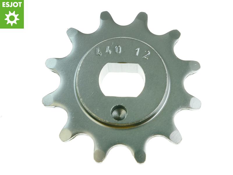 ESJOT kwaliteits voortandwiel motorfiets 11T 1/2 x 3/16 (415), asgat 11mm/dubbele wang