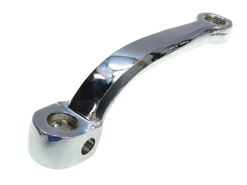 Crank links gebogen