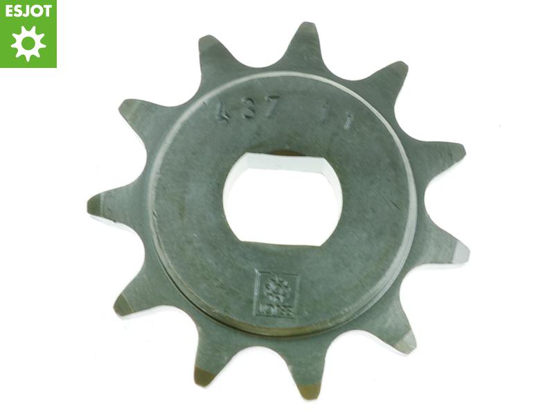 ESJOT kwaliteits voortandwiel motorfiets 11T ½ x ¼ (420), asgat 11mm/dubbele wang