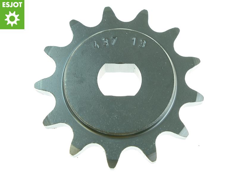 ESJOT kwaliteits voortandwiel motorfiets 13T ½ x ¼ (420), asgat 11mm/dubbele wang