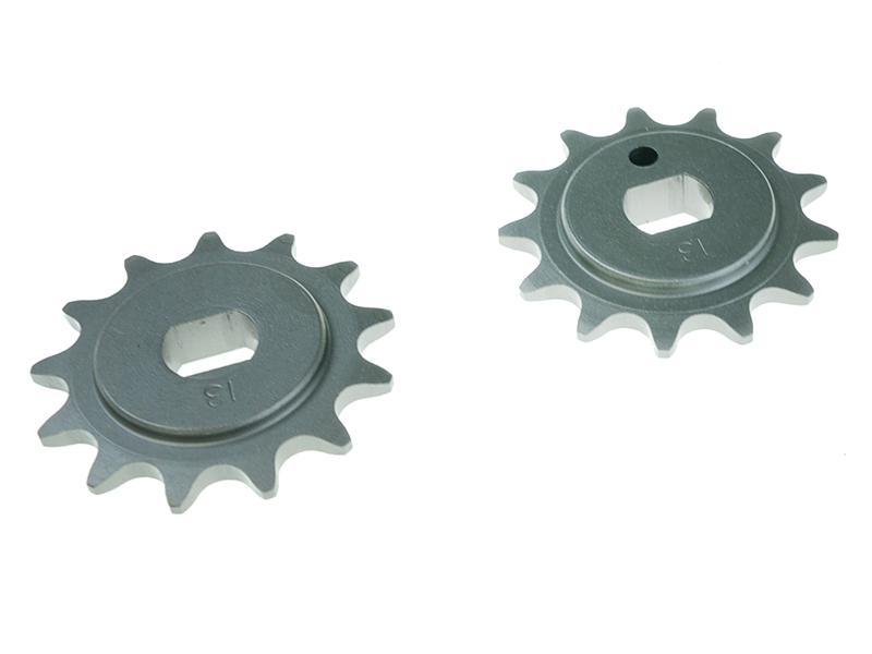 Voortandwiel 13T 3/16 (415), asgat 11mm/dubbele wang