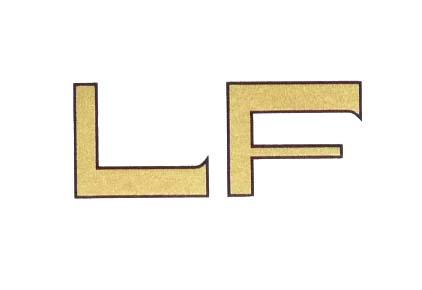 Frametransfer goud/zwart "LF"