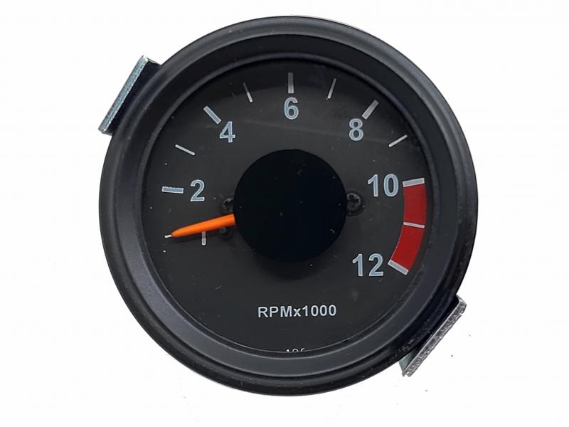Toerenteller economy met zwarte rand, inbouwdiameter 60mm