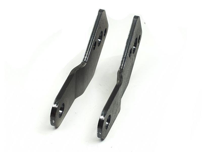 Bevestigingsbeugel set (2-delig) tbv valbeugel. Deze beugels zijn voor het frame aan de bovenzijde in het geval er geen beugels op zitten of zijn afgeslepen.