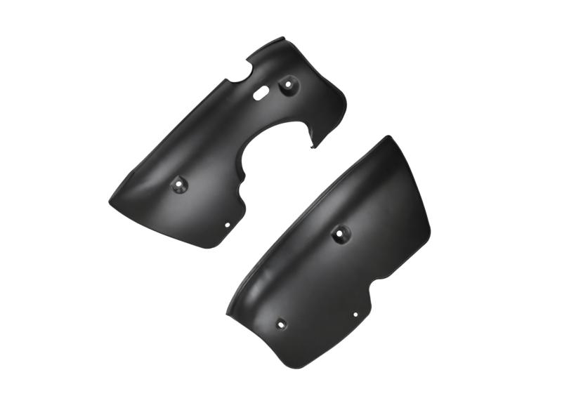 Motorschermset Economy, zwart (set links en rechts). Houd rekening met kleine deukjes en lichte zetplooien.