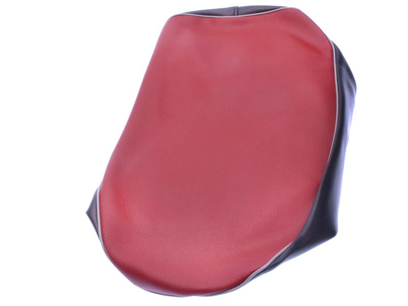 Buddyovertrek Rood/zwart voor korte buddyseat (zwitsers model) voor modellen 1968-1972