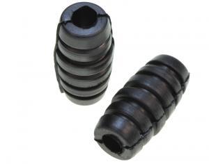 Kickstartpedaal rubber 2 openingen, schuift geheel over het kickstart pedaal