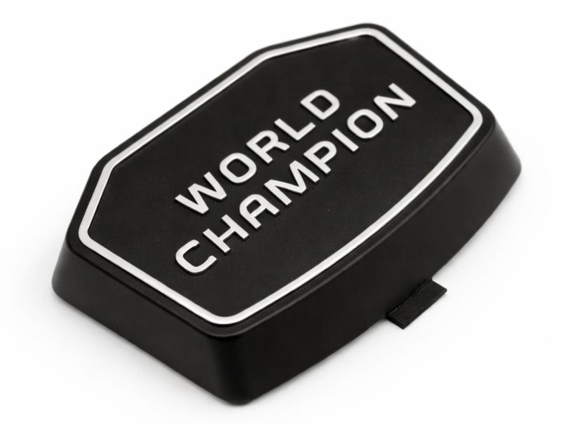 Sierkap balhoofd "World Champion". nieuwe voorraad is gearriveerd, let op nieuwe prijs!
