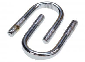 Stuurklemmen set CHROOM (2-delig) met ringen en moeren