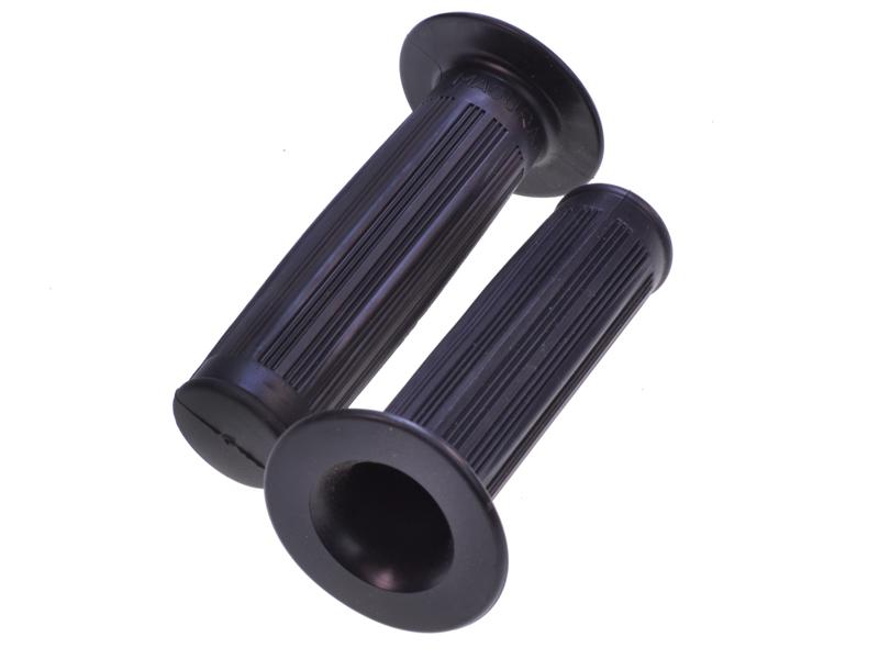 Handvatset economy, korte uitvoering voor bromfiets met handschakeling (24mm/24mm) zwart
