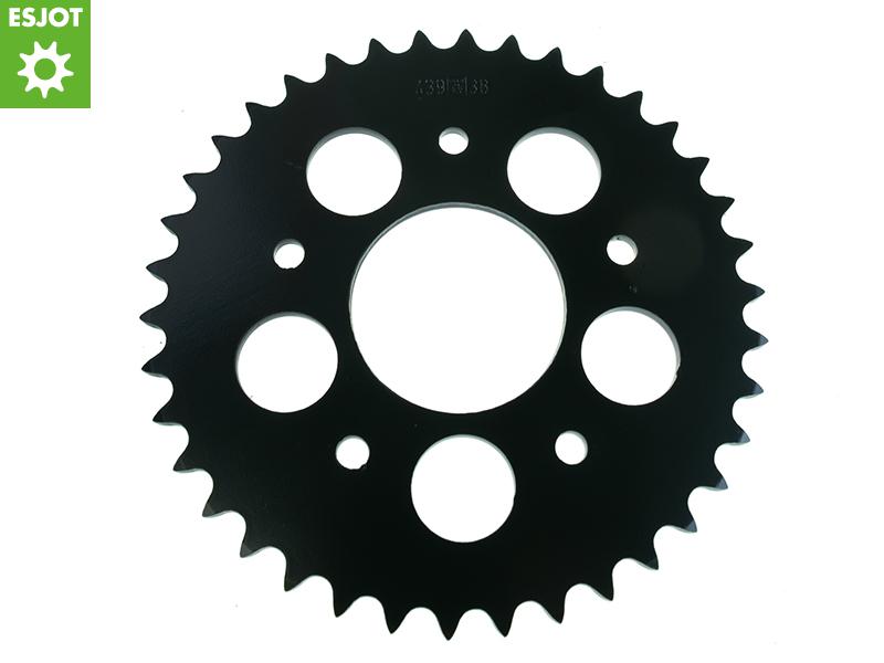 ESJOT kwaliteits achtertandwiel 3/16 (415) voor bromfiets 38T