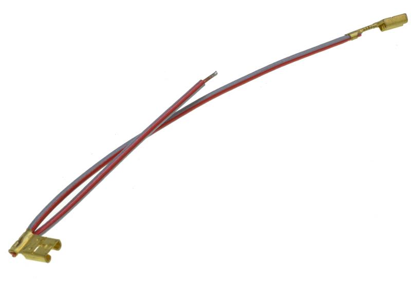Kabel grijs rood met stekker