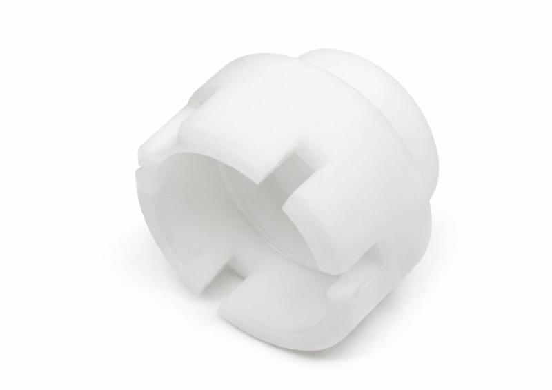 Carterbeschermer wit. Voorkomt inslijten van de ketting in je carter. Alleen geschikt voor direkt geschakelde motoren