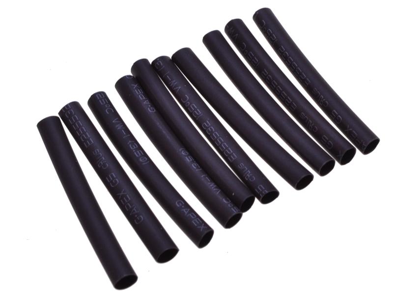 Krimpkous 3,5mm x 40mm zwart