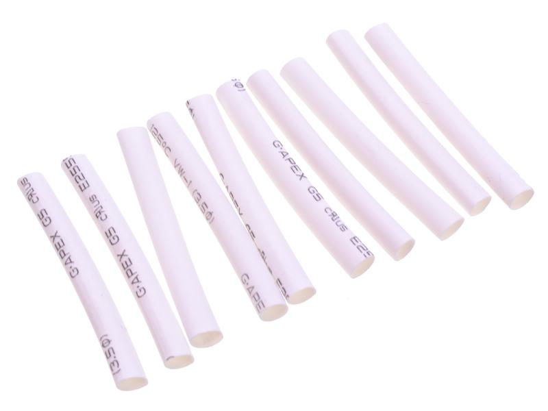 Krimpkous 3,5mm x 40mm wit