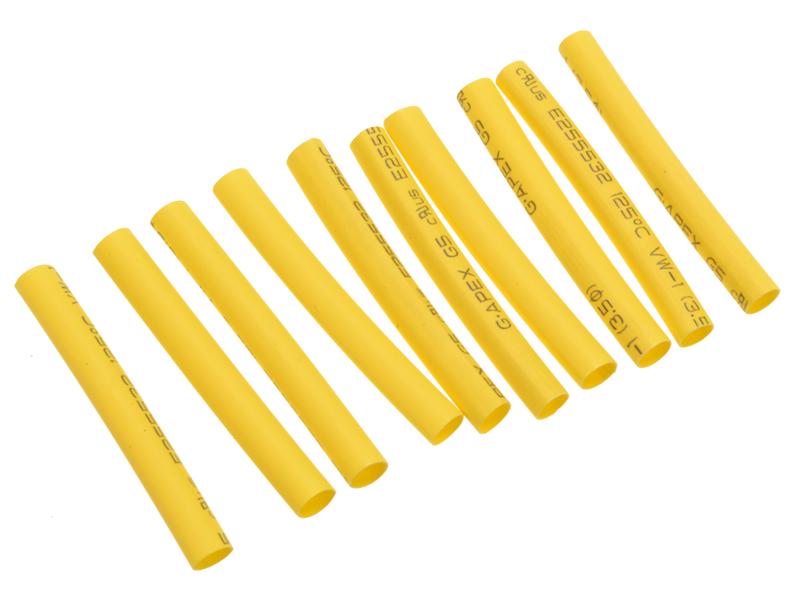 Krimpkous 5mm x 40mm geel