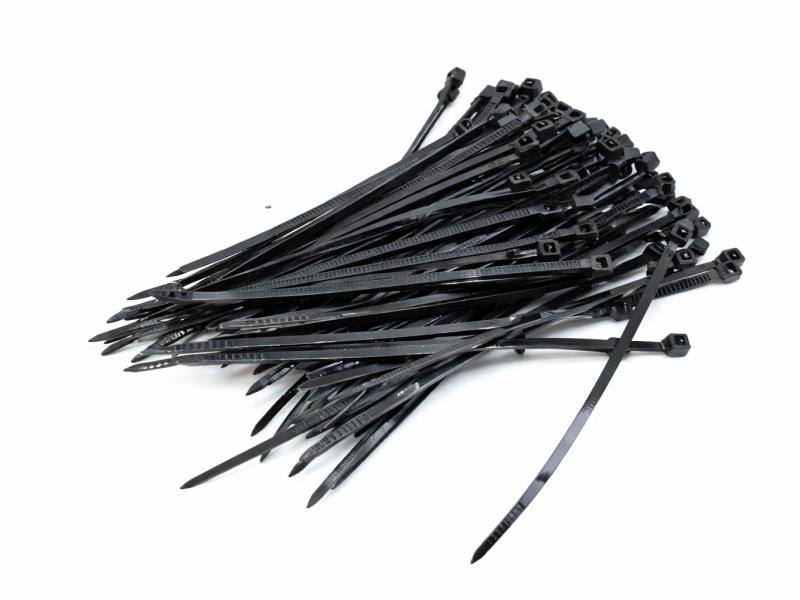 Tie-rips/ trekbandjes 100mm x 2,5mm (100 stuks)