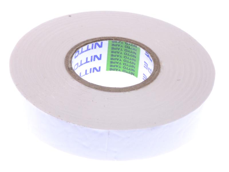 PVC isolatie tape 20 meter, 15mm breed WIT